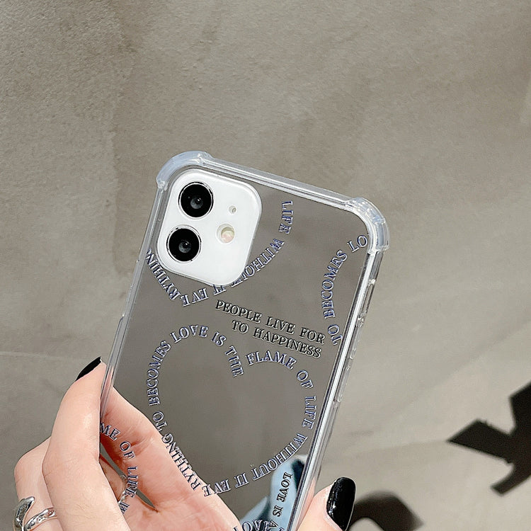 手機殼|華為手機殼mate60Pro愛心15適用14蘋果16pro手機殼iphone16鏡面殼「BQ1875」24.11-2