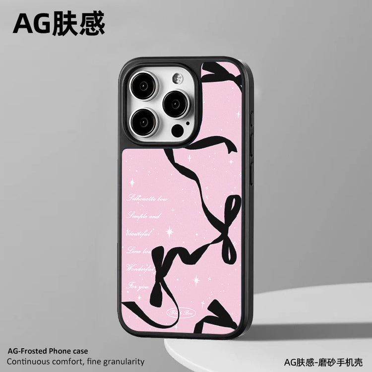 手機殼|蘋果16手機殼磁吸AG磨砂碳纖紋iPhone14pro適用ins風15Promax「LR1426」25.04-2