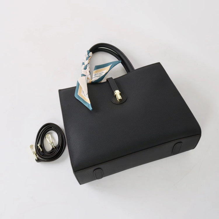 質感真皮|2025春夏新款手提包女士大容量質感單肩包簡約通勤斜背包小眾設計「OS793」25.05-2