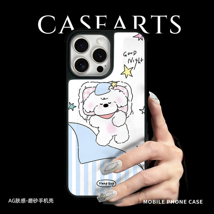 手機殼|蘋果16手機殼磁吸AG磨砂15iPhone14p適用13可愛12Promax卡通「LR1266」25.04-2