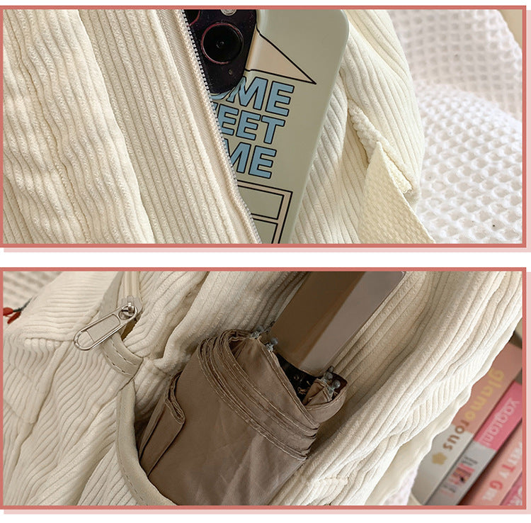 致青春|甜美可愛女孩雙肩包蕾絲櫻桃蝴蝶結背包大容量百搭上課學生書包「811-132」25.03-2