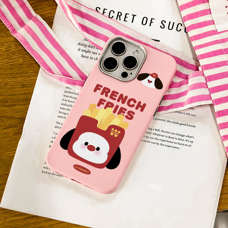 手機殼|iPhone16適用15批發14蘋果13Promax手機殼12銀框皮紋殼11卡通「LR1177」25.04-3