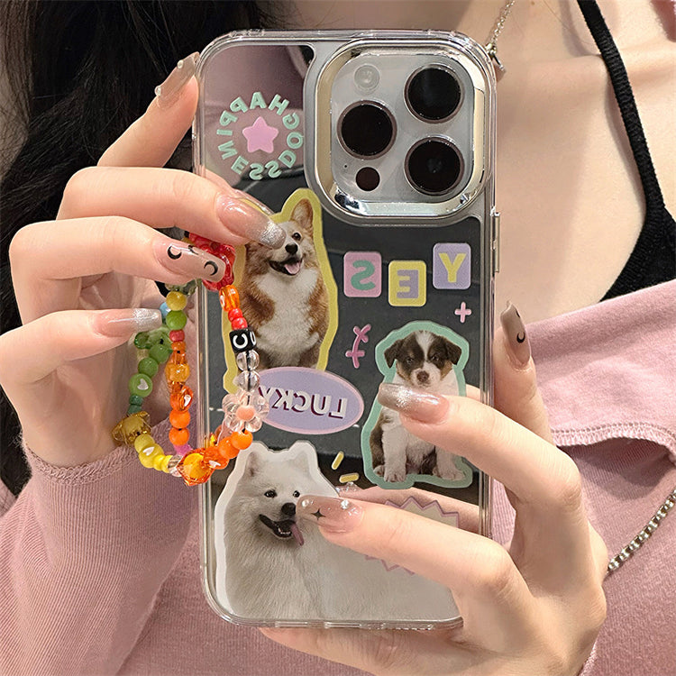 手機殼|iphone15手鍊三合一鏡面14Pro新款蘋果16Promax手機殼批發「WYB0284」25.02-2