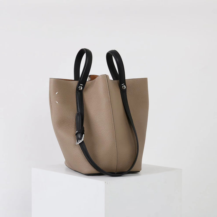 質感真皮|2025新款頭層牛皮手提托特包真皮水桶包小眾高級感腋下包時尚單肩包「2963」25.02-3