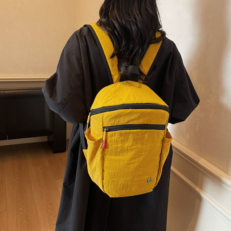 致青春|戶外旅行雙肩包女可折疊輕便運動背包男簡約休閒旅行大容量登山包「2569-123」25.09-3