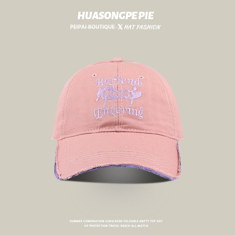 流行帽子|帽子春夏帽子遮陽帽女防曬防紫外線時尚遮臉鴨舌帽戶外學生棒球帽「C3656」24.02-2