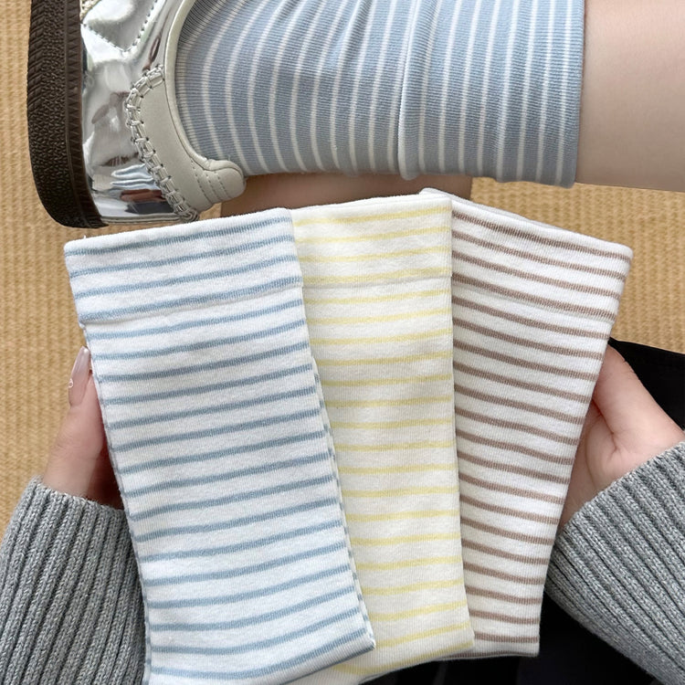 女襪|條紋襪子女親膚舒適產後哺乳期月子襪彈力無骨吸汗透氣諸暨襪子「SY2519」25.09-4