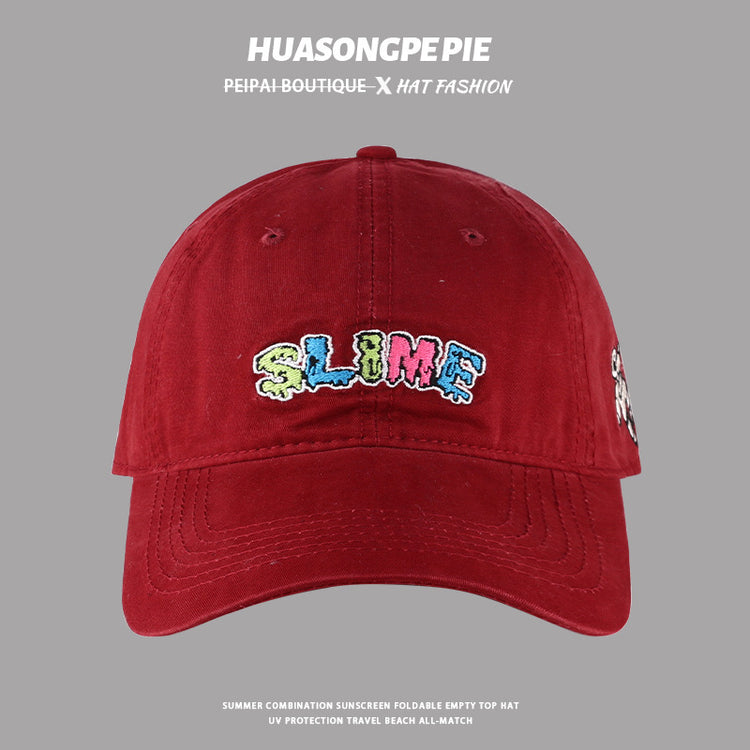流行帽子|春夏新款女百搭韓版棒球帽男戶外防曬遮陽帽子字母刺繡鴨舌帽潮款「C3980」24.05-4