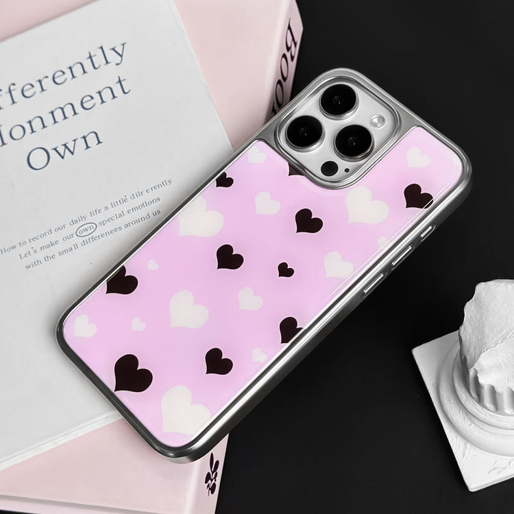 手機殼|iPhone14/15Pro蘋果16手機殼適用華為mate60電鍍銀邊滴膠p70「LR1663」25.04-5