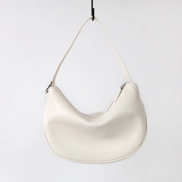 質感真皮|2025新款小眾休閒百搭頭層粒面小牛皮腋下韓版半月包柔軟牛皮斜挎「7031」25.06-3