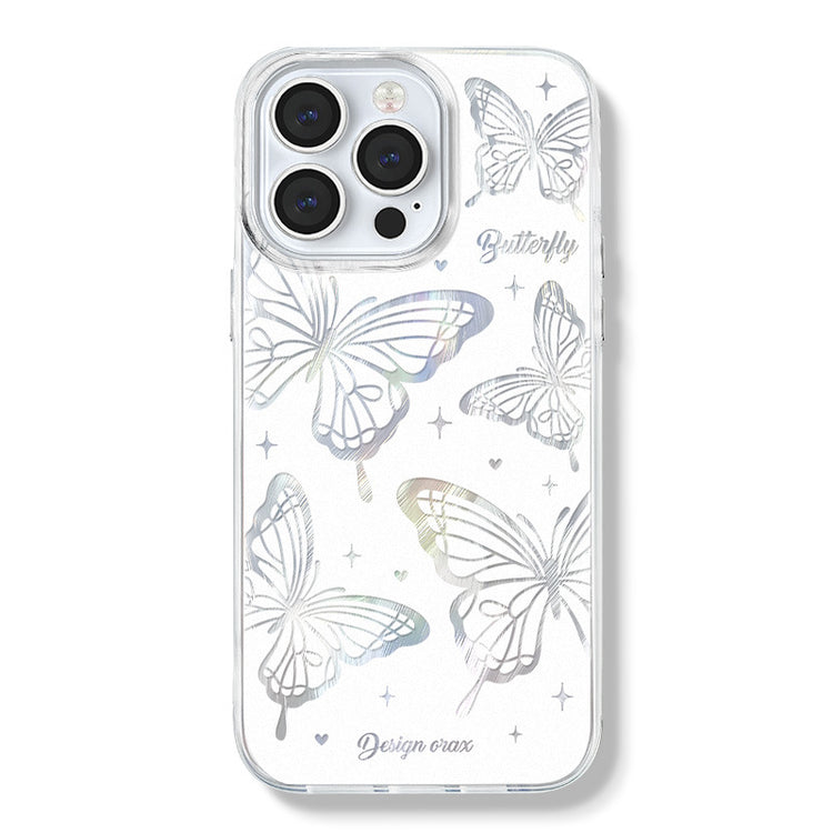 手機殼|蘋果15羽紗手機殼女iPhone1411適用12/13Pro大孔透明「WYB0853」24.07