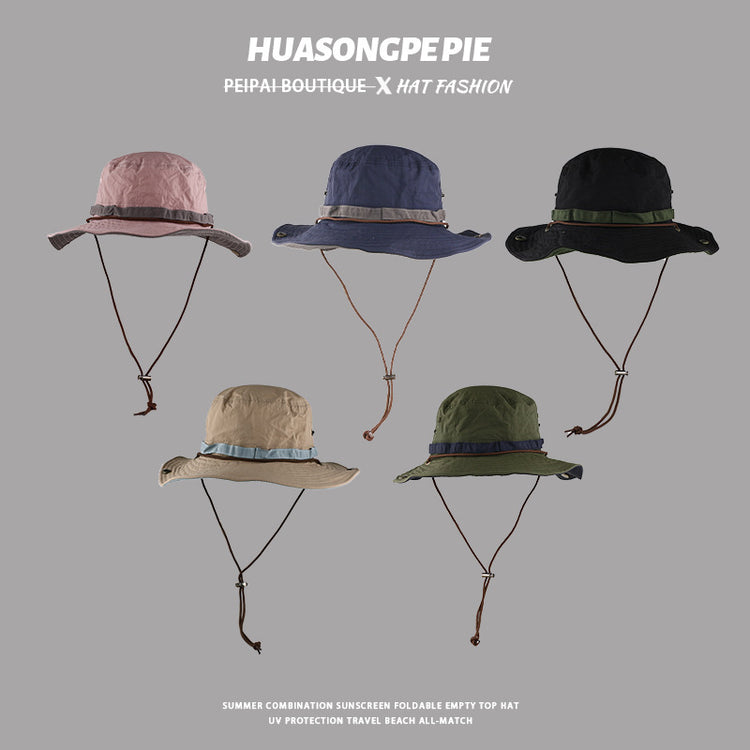 流行帽子|寬檐顯臉小高品質防曬帽戶外防紫外線爬山百搭登山帽時尚透氣帽子「C3978」24.05-4