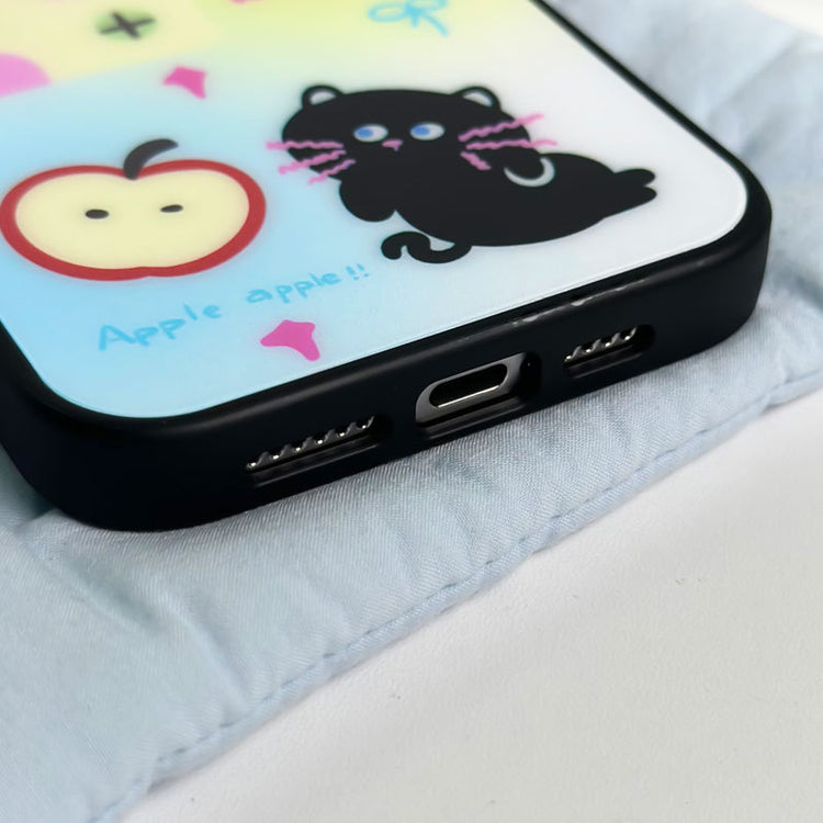 手機殼|13磨砂黑框殼蘋果16手機殼女iPhone15Promax批發14Pro適用12「WL0136」24.10-2