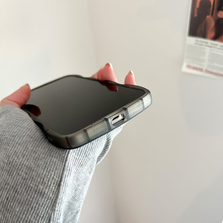 手機殼|適用蘋果14Promax光油花孔波浪手機殼iphone13抖音熱銷11批發「BQ4972」25.02-2