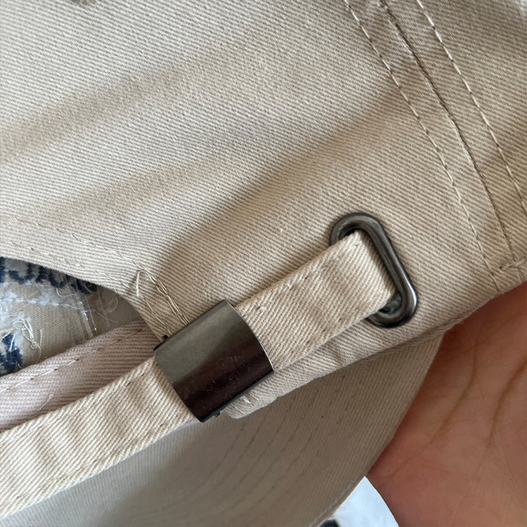 流行帽子|春季新款棒球帽破洞寬檐軟頂遮陽帽夏季戶外顯臉小韓系百搭鴨舌帽「C4886」24.12-5