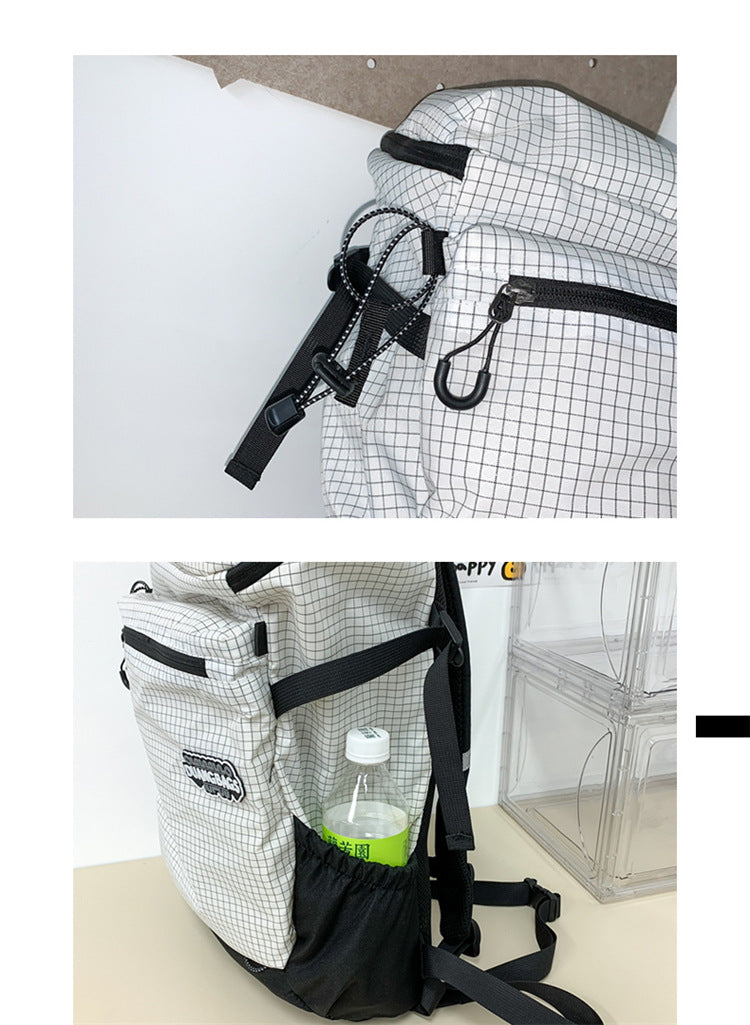 致青春|時尚大容量雙肩包輕便休閒旅行背包高級感小眾設計感通用登山包「802-101」25.12-2