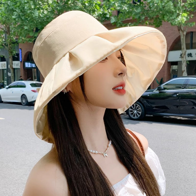 流行帽子|夏季新款帽子女韓版百搭顯臉小漁夫帽戶外出遊防紫外線防曬遮陽帽「C5048」25.04-2