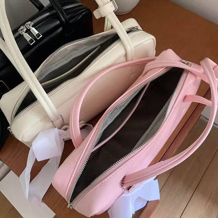 日韓流行|韓版春夏季包女2024新款枕頭包高級感單肩包休閒百搭手提腋下包「9364#」24.05-1