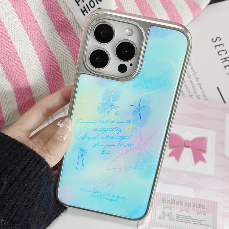 手機殼|14pro電鍍銀邊滴膠蘋果16手機殼15適用iPhone13Proma小米14「LR1512」25.03-4
