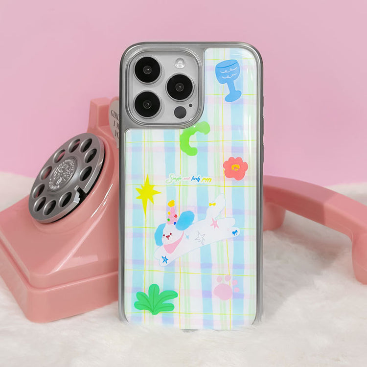 手機殼|iPhone14電鍍銀邊滴膠13蘋果16Pro手機殼批發15適用小米15PRO「LR1638」25.05-1