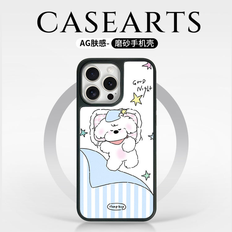 手機殼|蘋果16手機殼磁吸AG磨砂15iPhone14p適用13可愛12Promax卡通「LR1266」25.04-2