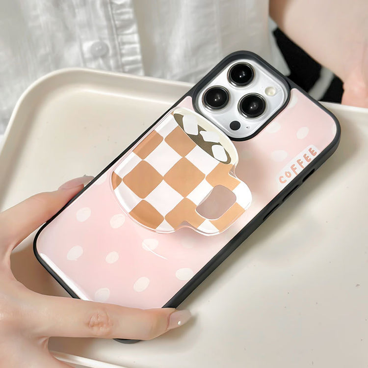 手機殼|iPhone手機殼女15promax適用蘋果13滴膠殼14Pro支架12「LR0713」24.08-1