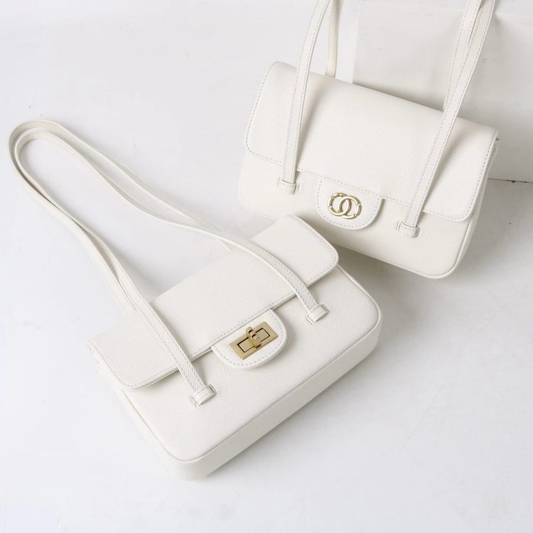 質感真皮|2025新款球紋頭層牛皮復古小香風jennie同款腋下包小方包單肩包女「X9011 D9012」25.12-1