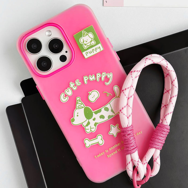 手機殼|蘋果13手機殼14promax膚感果凍iPhone16pro手繩13批發適用12「LR1168」24.10-1