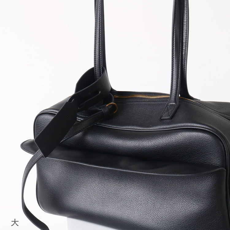 質感真皮|2025全新百搭輕奢小眾高級感波士頓大包肩托特枕頭通勤保齡球包「6163」25.07-1