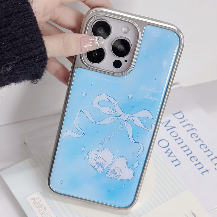 手機殼|蘋果16手機殼iPhone15Promax14電鍍銀邊滴膠13適用華為p70pro「LR1431」25.03-3