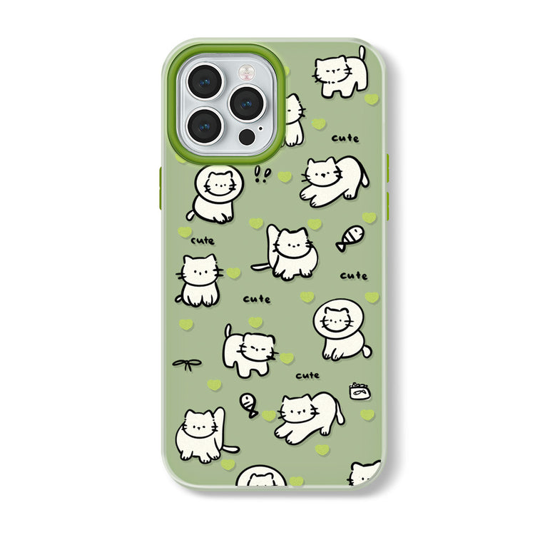 手機殼|蘋果16手機殼適用12pro卡通iPhone15/14promax膚感果凍11手繩「WL0286」24.09-2