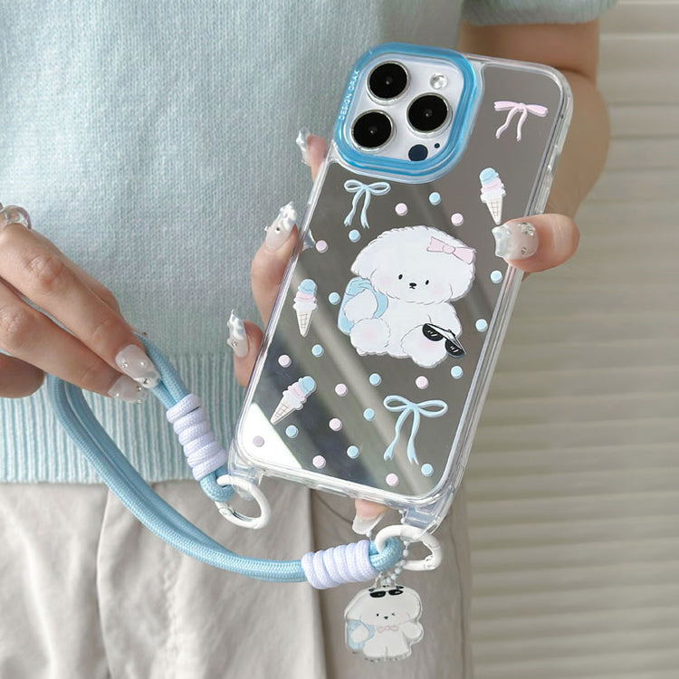 手機殼|蘋果15手機殼iPhone14/13promax適用12pro掛繩鏡面殼11夏天「WL0035」24.07