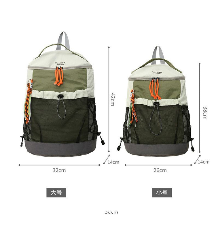 致青春|大容量雙肩背包小眾設計感通勤百搭學生書包輕便戶外運動雙肩包「8235-127」25.08-4