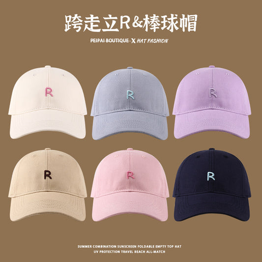 流行帽子|棒球帽防曬防紫外線遮臉防曬帽顯臉小出行騎車防曬太陽帽鴨舌帽男「C3966」24.05-3