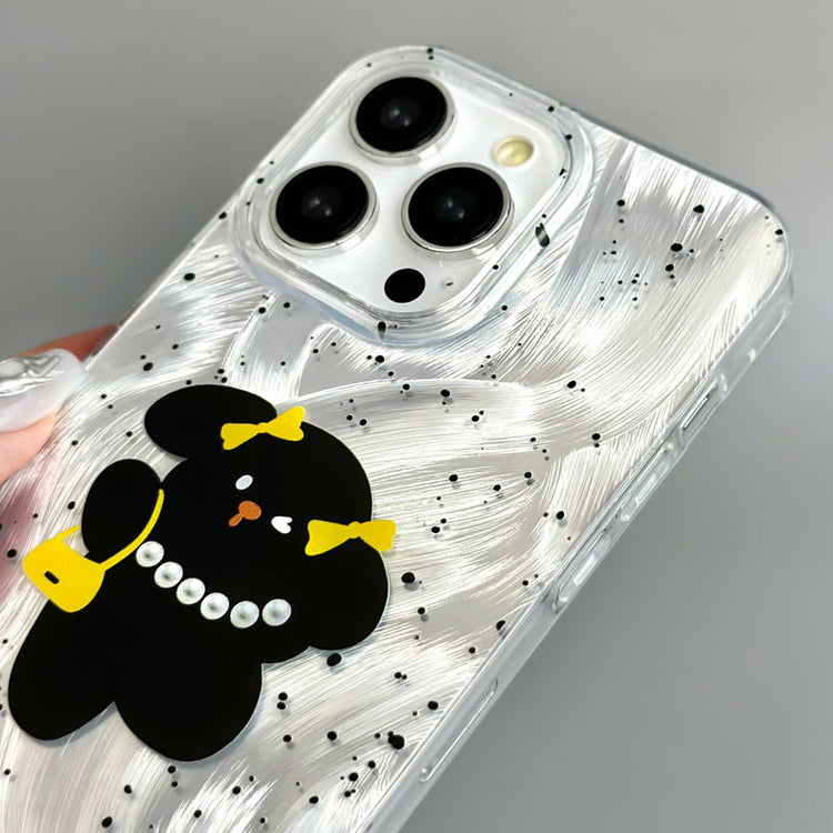 手機殼|iPhone16pro羽紗蘋果15手機殼14保護套12適用13Pro大孔透明11「WL0213」24.10-2