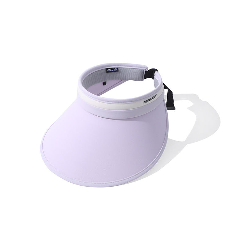 流行帽子|騎車防曬太陽帽夏季新款大檐遮臉防紫外線出遊沙灘空頂空頂帽帽子「C3957」24.05-3