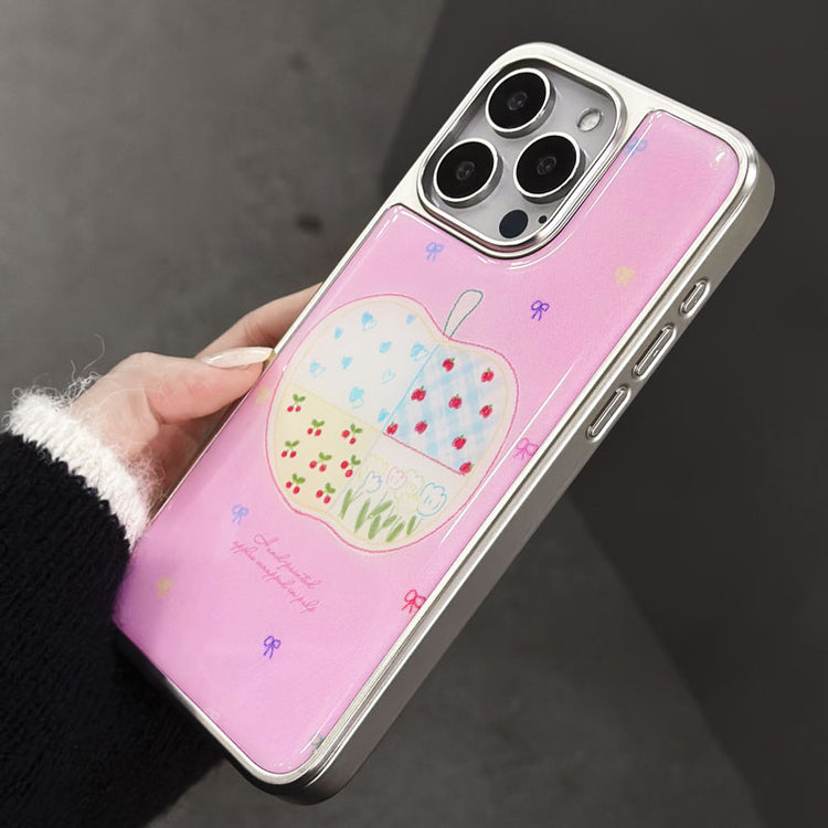 手機殼|蘋果16手機殼15ProMax電鍍銀邊滴膠適用iPhone14Pro高級感12「LR1570」25.04-4