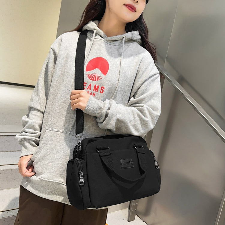 致青春|跨境女士斜背包2024新款潮流單肩包日系大容量帆布百搭手提「668-280」24.03-2