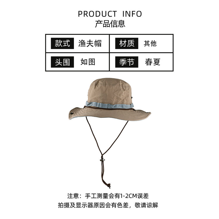 流行帽子|寬檐顯臉小高品質防曬帽戶外防紫外線爬山百搭登山帽時尚透氣帽子「C3978」24.05-4