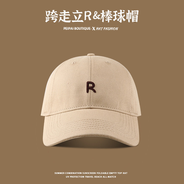 流行帽子|棒球帽防曬防紫外線遮臉防曬帽顯臉小出行騎車防曬太陽帽鴨舌帽男「C3966」24.05-3