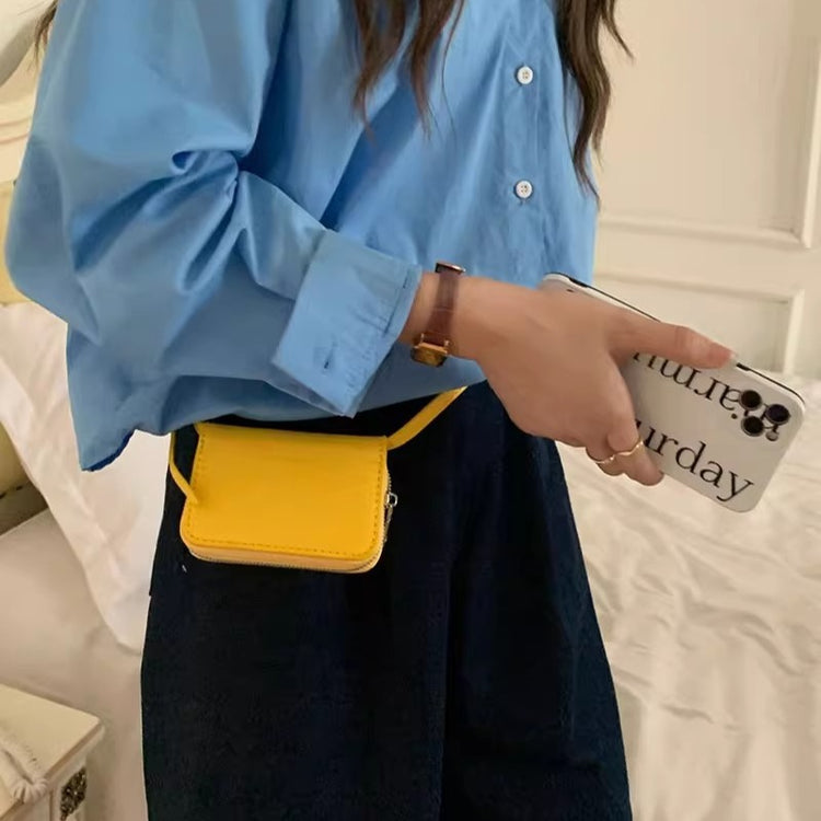 日韓流行|韓國小眾設計 時尚新款onuk同款多色時髦搭配小卡包腰包斜挎包「9361#」24.05-1