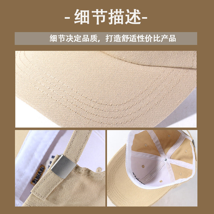 流行帽子 | 春夏棒球帽女韓系百搭學生遮陽帽字母刺繡顯臉小防曬帽時尚鴨舌帽「C3988」25.01-2