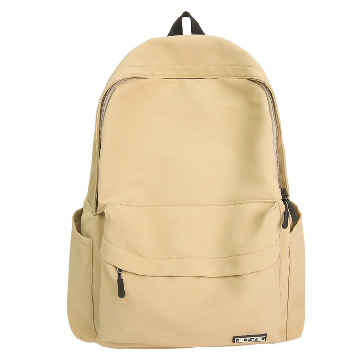 致青春|韓版ins大容量校園簡約時尚純色書包女大學生國中高中生雙肩背包「6062-128」25.07-4