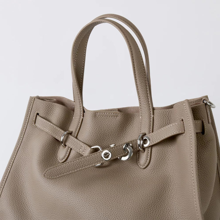 質感真皮|2025新款百搭高級大容量時尚手拎單肩斜背包通勤真皮女包質感「52930 523006」25.05-1