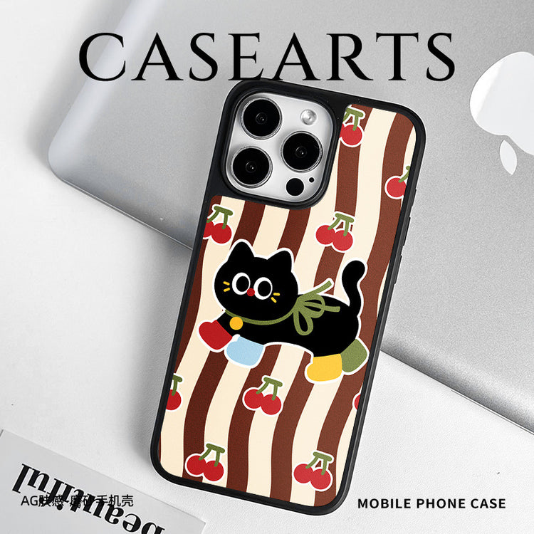 手機殼|iPhone16手機殼蘋果13Promax磁吸AG磨砂殼14適用15Pro卡通12「WYB0989」25.05-1