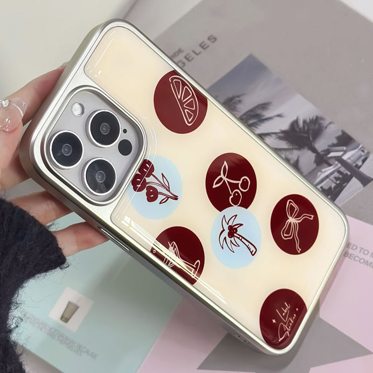 手機殼|iPhone15Promax蘋果16手機殼14電鍍銀邊滴膠13適用華為p70pro「LR1501」25.03-3