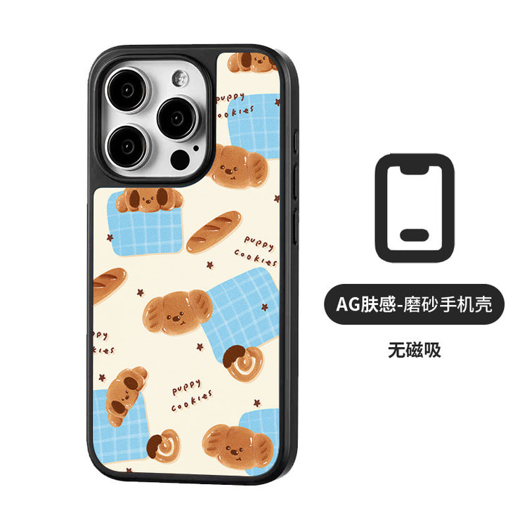 手機殼|iPhone14適用蘋果16手機殼磁吸AG磨砂碳纖紋13批發12Promax女「LR1272」25.04-2