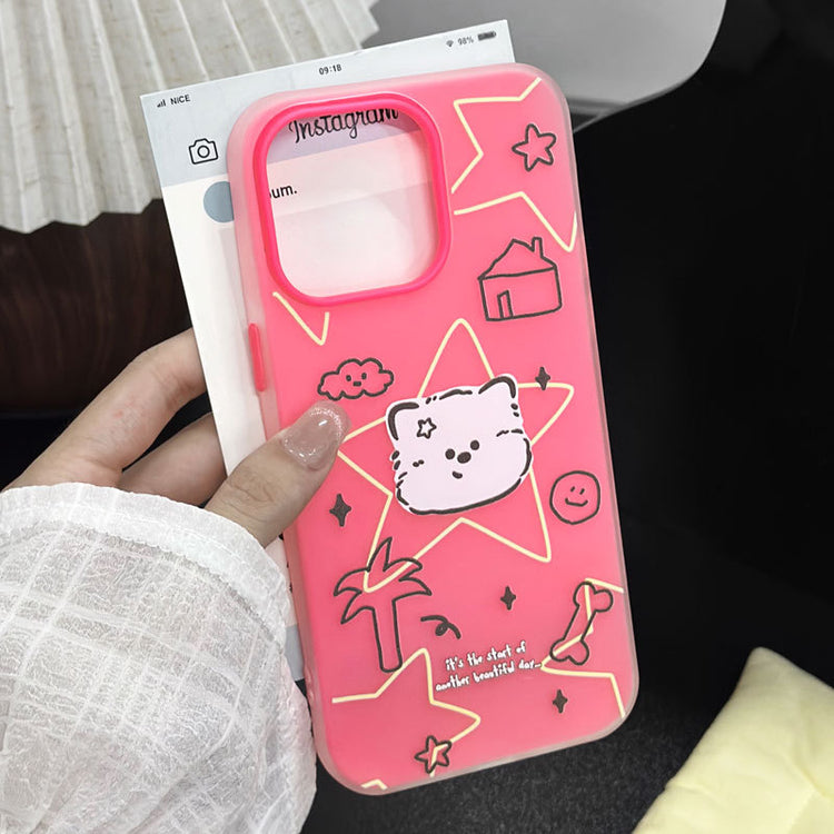 手機殼|蘋果15手機殼iPhone16卡通13膚感果凍14適用12二合一11promax「LR1750」25.07-4