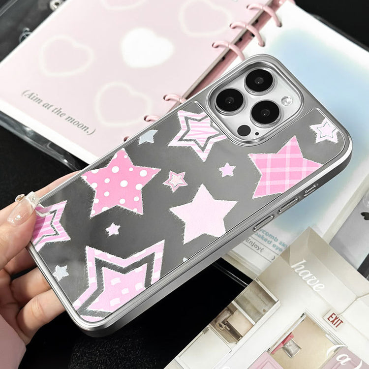 手機殼|14Pro適用iPhone15磁吸蘋果16手機殼鏡面碳纖紋殼華為P70小米「LR1769」25.06-4