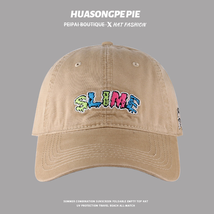 流行帽子|春夏新款女百搭韓版棒球帽男戶外防曬遮陽帽子字母刺繡鴨舌帽潮款「C3980」24.05-4